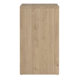 Rackhams Next Sideboard with 1 Door and 3 Drawers Jackson Hickory White high gloss - Oak & White - 118.6 - 1 - thumbnail 4