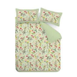 Rackhams RHS Birds In Bloom Green Duvet Cover Set - Single - thumbnail 4