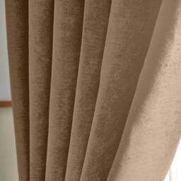 Rackhams Chenille Blackout Pencil Pleat Top Curtains - 168cm width x 137cm drop - thumbnail 4