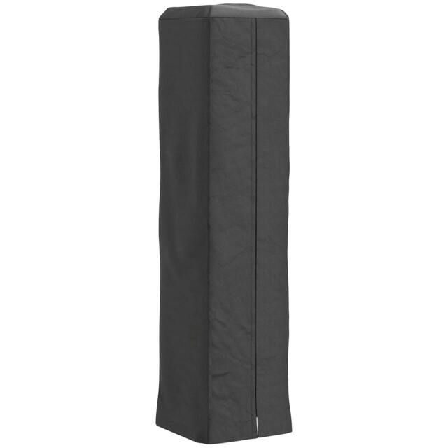 Rackhams Heavy Duty Gas Pyramid Patio Heater Cover, Full Length Outdoor Heater Cover Protector, UPF 30+ Oxford Fabric with Zipper, Black