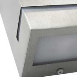 Rackhams Outdoor Wall Lights 2 pcs 35 W Silver Rectangular - thumbnail 6