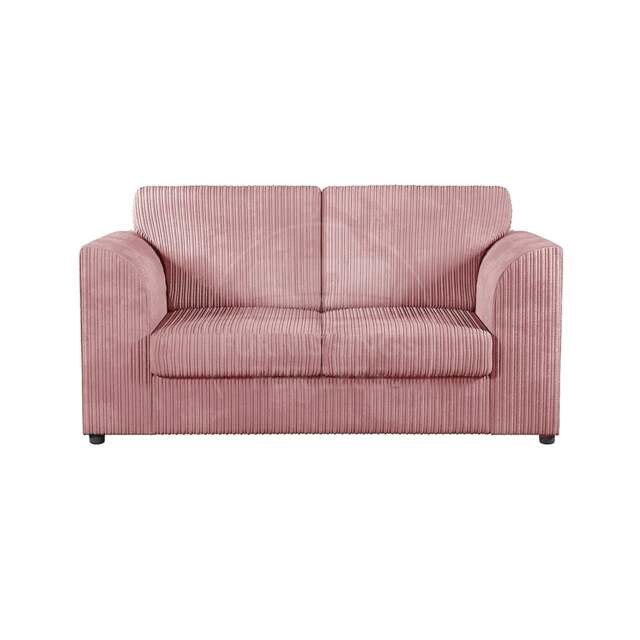 Rackhams Luxor Full Jumbo Cord 2 Seater – Full Back - Pink - image 1