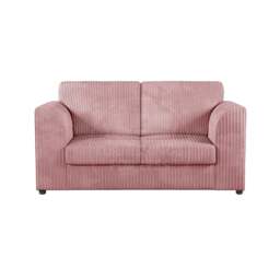 Rackhams Luxor Full Jumbo Cord 2 Seater – Full Back - Pink - thumbnail 1
