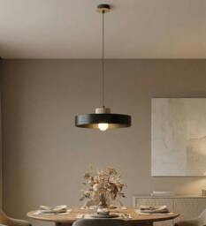 Rackhams KIVI Lge Pendant Lamp 1 x E27 Black - thumbnail 5
