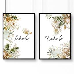 Rackhams Bathroom pictures for walls - Set of 2 prints - A4 8.27 x 11.69 in / 21 x 29.7 cm - Satin Photo paper 280 gsm - Oak Frame - thumbnail 6