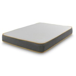 "Rackhams The Saffron Comfort All Foam Mattress – 8"" Deep Memory & Supportive Foam - Grey - 1 - 3ft Single Mattress (90cm x 190cm)" - thumbnail 2