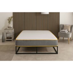 "Rackhams The Saffron Comfort All Foam Mattress – 8"" Deep Memory & Supportive Foam - Grey - 1 - 3ft Single Mattress (90cm x 190cm)" - thumbnail 5