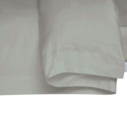 Rackhams 400 Thread Count Egyptian Cotton Oxford Duvet Cover - Platinum - Kingsize - Platinum - 100% Egyptian Cotton - thumbnail 3