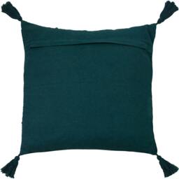 Rackhams Halmo Cushion Cover - Teal - One Size - Teal - 60% Polyester/40% Cotton - thumbnail 3