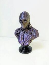 Rackhams Stranger Things Vecna Bust Pen Holder –  Desk Organiser - Dark Metal Grey - thumbnail 6