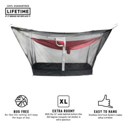 Rackhams Mozzy 360 Hammock Bug Net Shelter - thumbnail 2