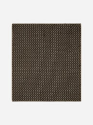 Rackhams Fendi Baby Cotton and Cashmere Blanket in Brown (85cm) - Brown - One size