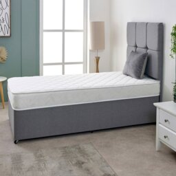Rackhams Cooltouch Diamond Hybrid Mattress - 18cm Deep, Plush Feel - White - 1 - 4ft6 Double Mattress (135cm x 190cm) - thumbnail 4