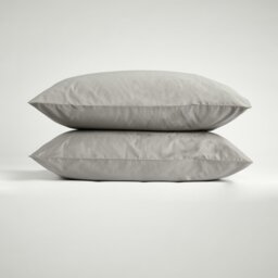 Rackhams 5 Star Classic Pillowcase - Pair - Standard - Grey - thumbnail 4