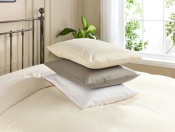 Rackhams 5 Star Classic Pillowcase - Pair - Standard - Grey - thumbnail 5