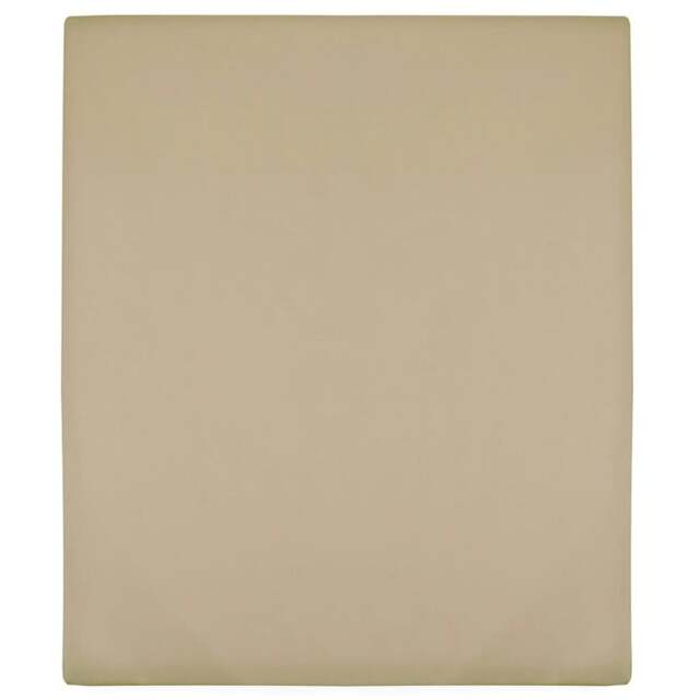 Rackhams Jersey Fitted Sheet Taupe 180x200 cm Cotton
