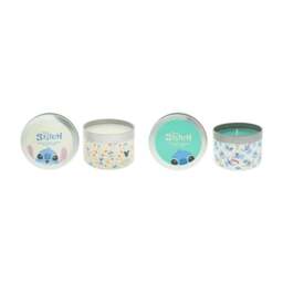 Rackhams Stitch Scented Candle Gift Set 2×190g -White Gardenia & Coconut, Coral Flower & Pineapple - Candle - No - White Gardenia & Coconut, Coral Flower & Pineapple