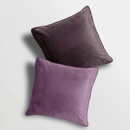 Rackhams Matte Velvet Soft Plain Reversible Scatter Cushion - 43cm x 43cm - Sage Ivory - thumbnail 5