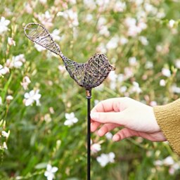Rackhams Recycled Metal Bird Garden Stake Decoration - Long - thumbnail 4