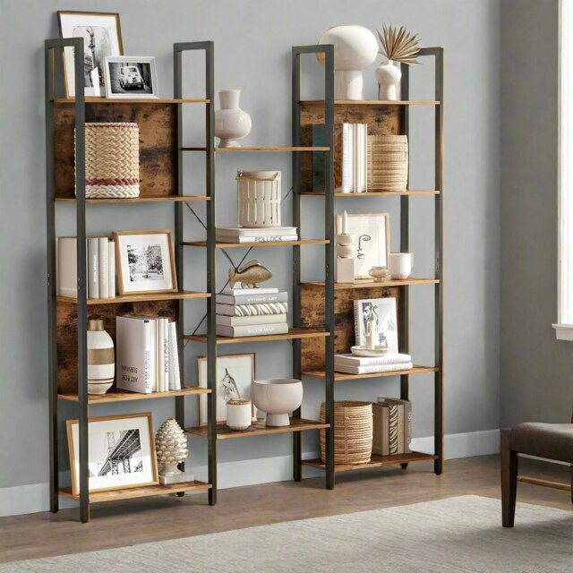 Rackhams Industrial 14 Shelf Bookcase - image 1
