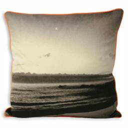 Rackhams Neon Coast Cushion Cover - Coral - 45x45cm - Coral - 100% Polyester