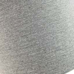 Rackhams Modern and Sleek 30cm Width Light Grey Linen Fabric Drum Lamp Shade 60w Maximum - thumbnail 3