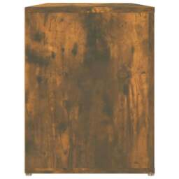 Rackhams Shoe Rack Smoked Oak 100x35x45 cm Engineered Wood - thumbnail 6