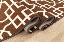 Rackhams Siam Gel Mat - Brown Cream - 40cm x 60cm (1.3ft x 1.95ft) - thumbnail 3