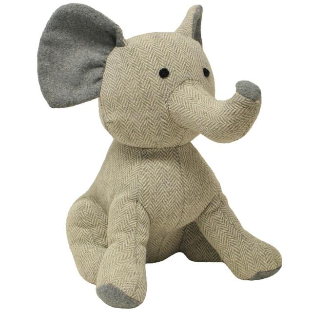 Rackhams Elephant Doorstop - Grey - Grey