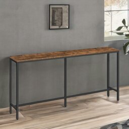 Rackhams 180CM Wide Narrow & Slim Console Table For Hallway - thumbnail 3