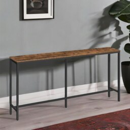 Rackhams 180CM Wide Narrow & Slim Console Table For Hallway - thumbnail 2
