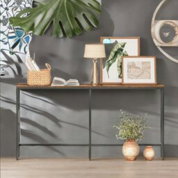 Rackhams 180CM Wide Narrow & Slim Console Table For Hallway - thumbnail 4