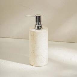 Rackhams Marble Soap Dispenser With Premium Metal Pump - Black - thumbnail 3