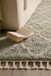 Rackhams Moroccan Style Rug – Green Colour - 120X170 cm - thumbnail 4
