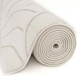 Rackhams Carmel Cream-Grey Geometric Rug - 6070 - 120X170 cm - thumbnail 5