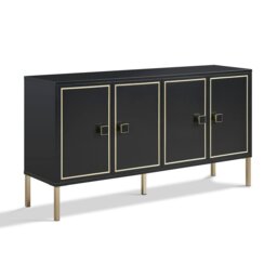 Rackhams MIA Large Sideboard - Black / Bronze - thumbnail 3