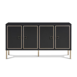 Rackhams MIA Large Sideboard - Black / Bronze - thumbnail 6