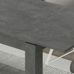 Rackhams Tolmen Dining Table Rectangular Extendable Table for 4 Seater Contemporary Kitchen Table 120Wcm Living Room - Sandstone - thumbnail 5