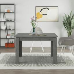 Rackhams Tolmen Dining Table Rectangular Extendable Table for 4 Seater Contemporary Kitchen Table 120Wcm Living Room - Sandstone - thumbnail 6