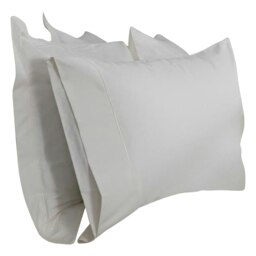 Rackhams 400 Thread Count Egyptian Cotton Housewife Pillowcase - Ivory - One Size - Ivory - 100% Egyptian Cotton - thumbnail 2