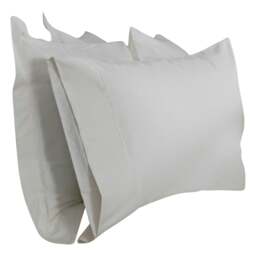Rackhams 400 Thread Count Egyptian Cotton Housewife Pillowcase - Ivory - One Size - Ivory - 100% Egyptian Cotton - thumbnail 1