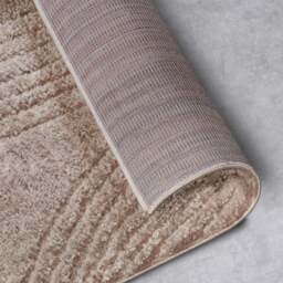 Rackhams High Pile Beige Rug Pigment – Geometric Design - 80X120 cm - thumbnail 3
