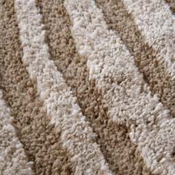 Rackhams High Pile Beige Rug Pigment – Geometric Design - 80X120 cm - thumbnail 2
