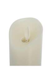 Rackhams 5Pcs Ivory LED Pillar Flameless Candles with Remote–Flickering Flame, Dimmable & Timer - Ivory - One Size - thumbnail 6