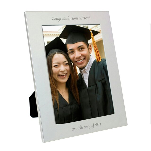 Rackhams Personalised Silver 5x7 Photo Frame - image 1
