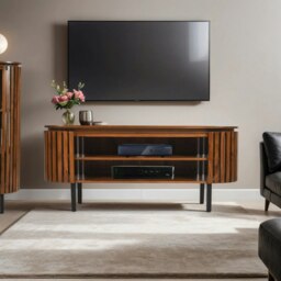 Rackhams Osburn Mango Wood TV Cabinet - 140 cm - 55 cm - Wood