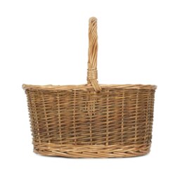 Rackhams Unlined Country Oval Wicker Shopping Basket - Set of 2 - thumbnail 3