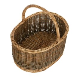 Rackhams Unlined Country Oval Wicker Shopping Basket - Set of 2 - thumbnail 6
