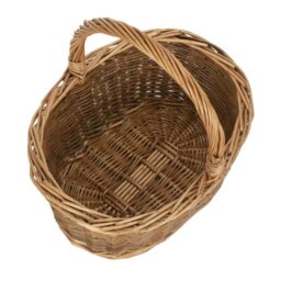 Rackhams Unlined Country Oval Wicker Shopping Basket - Set of 2 - thumbnail 4