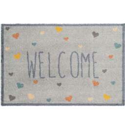 Rackhams Washable Welcome Love 50x75 cm Mat - thumbnail 1